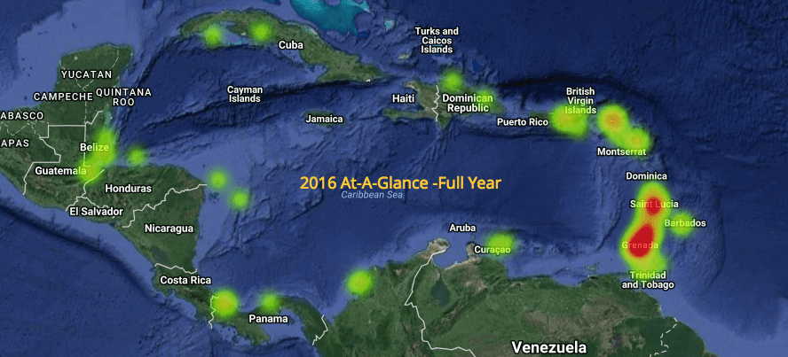 CSSN Annual Report 2016 Reported Yacht Crime – Caribbean