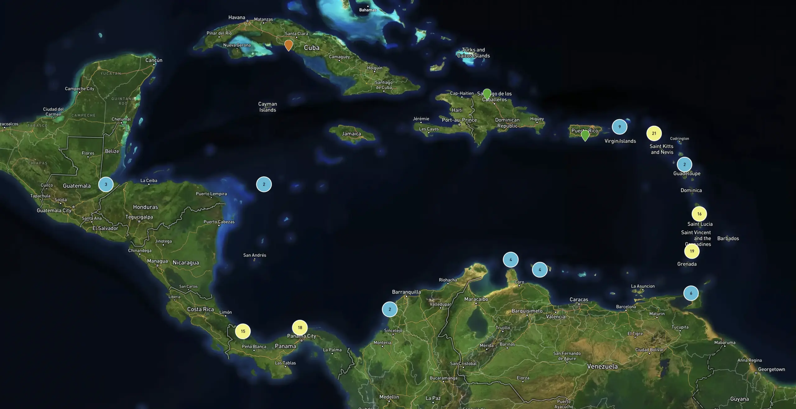 Incident Locations Map 2025